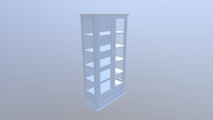 Glasskåp 3D Model