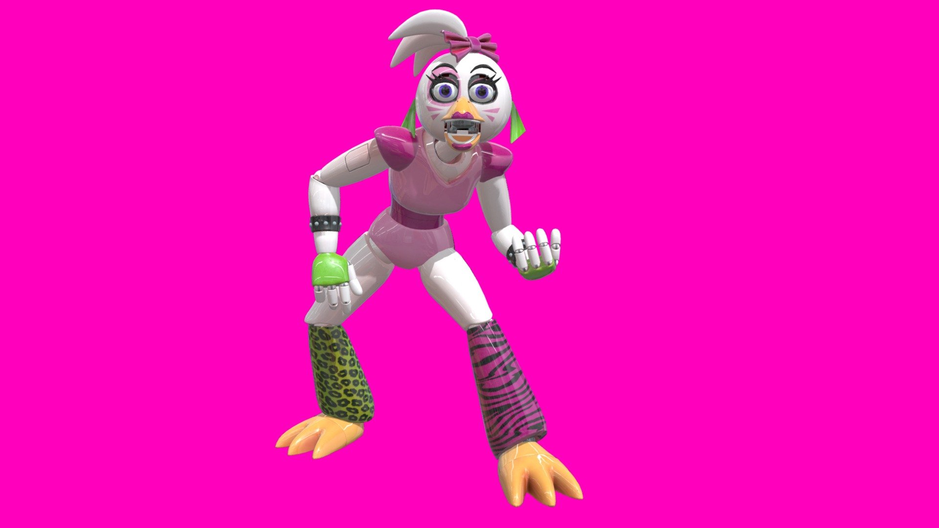 Chica Chicken — Sketchfab embed 3D viewer