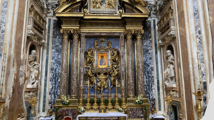 The altar Pauline Chapel,Santa MariaMaggiore 3D Model