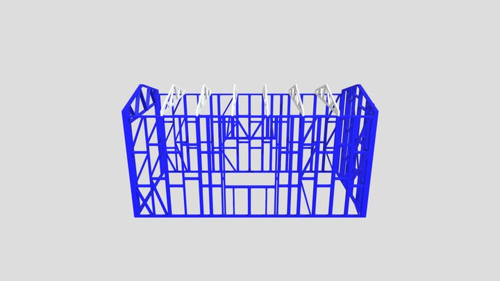 6x3 Shed 3D Model