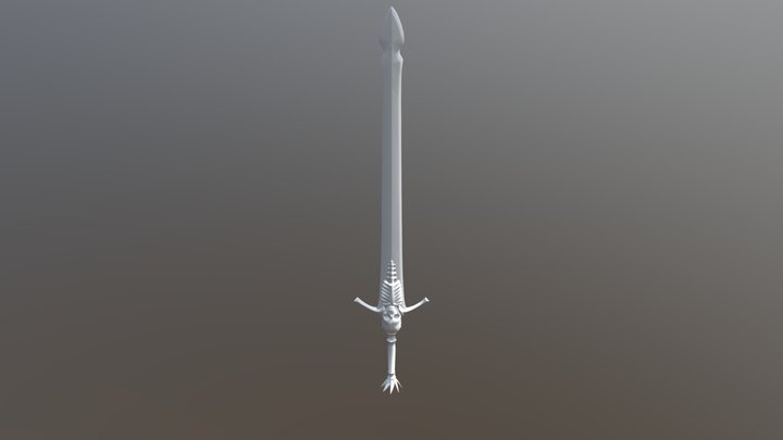 Devil May Cry Rebellion sword 3D Model
