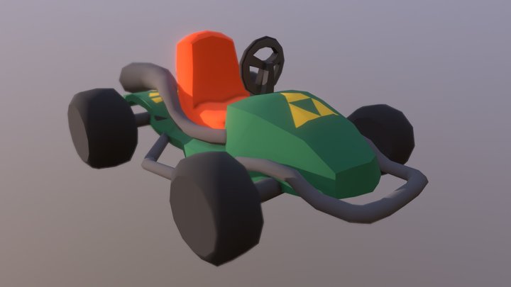 Zelda Car 3D Model