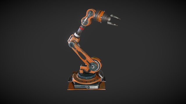 Robot Arm 3D Model