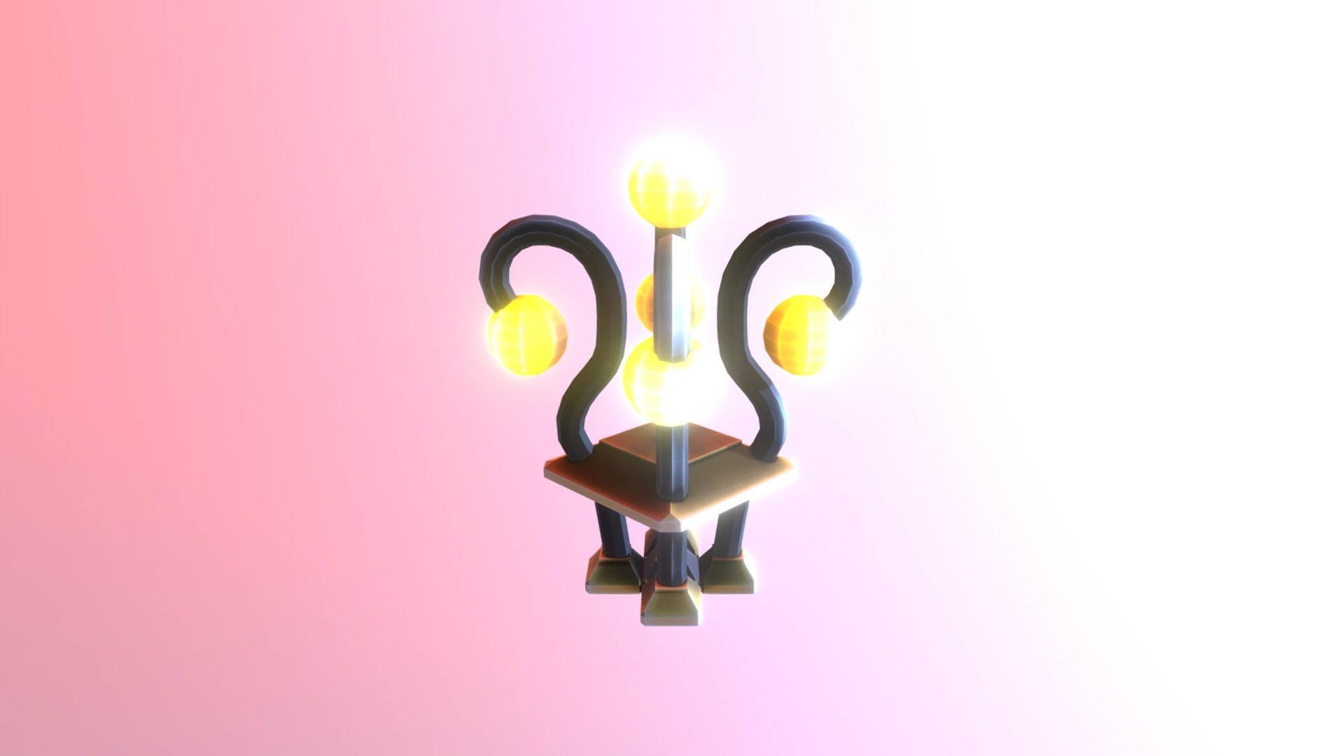 Lamp from 3d Coat