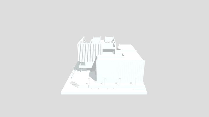 Concourse for Offices Building of SDIS Bogotá 3D Model