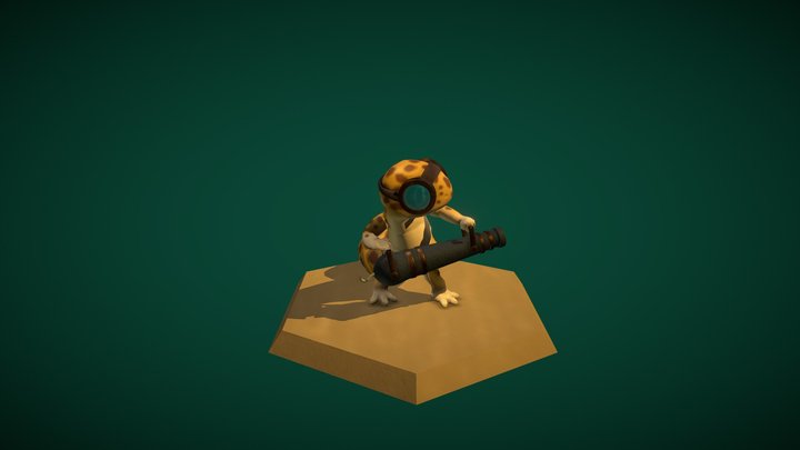 Gecko 3D Model