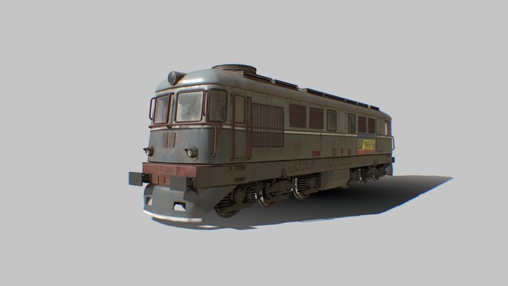 Futuristic bus 3D Model
