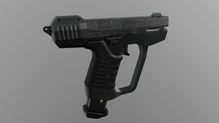Halo Magnum (H2 style) 3D Model
