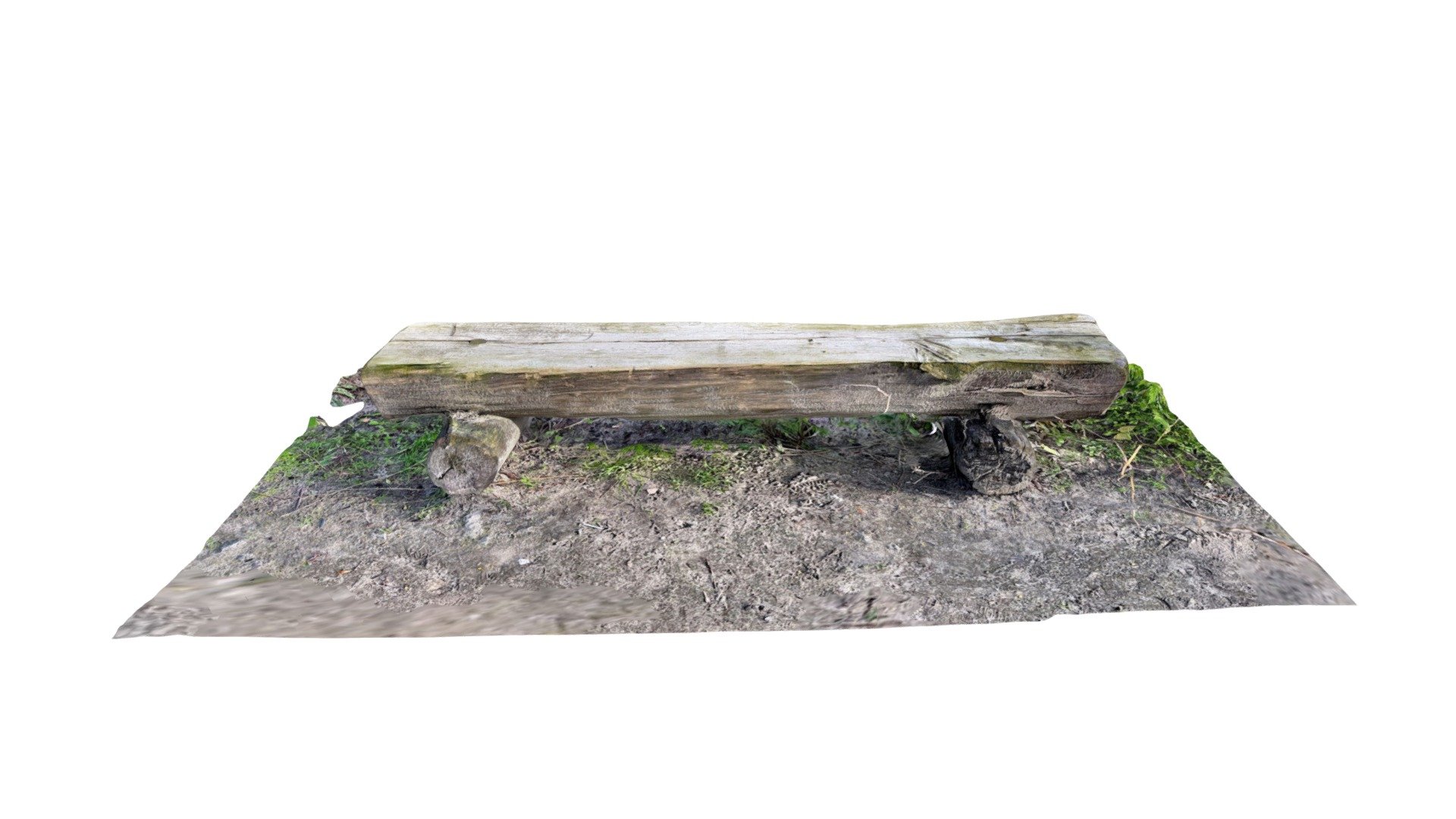 Wooden bench