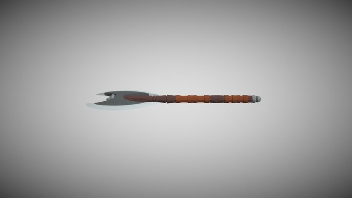Battle Axe 3D Model