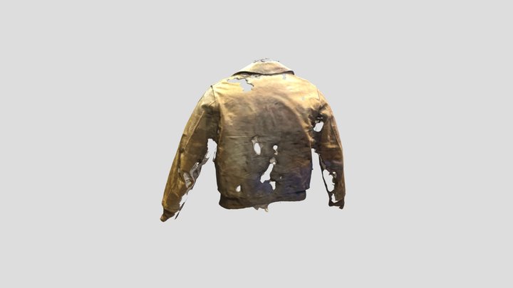 Bomber Jacket Unrepaired 3D Model