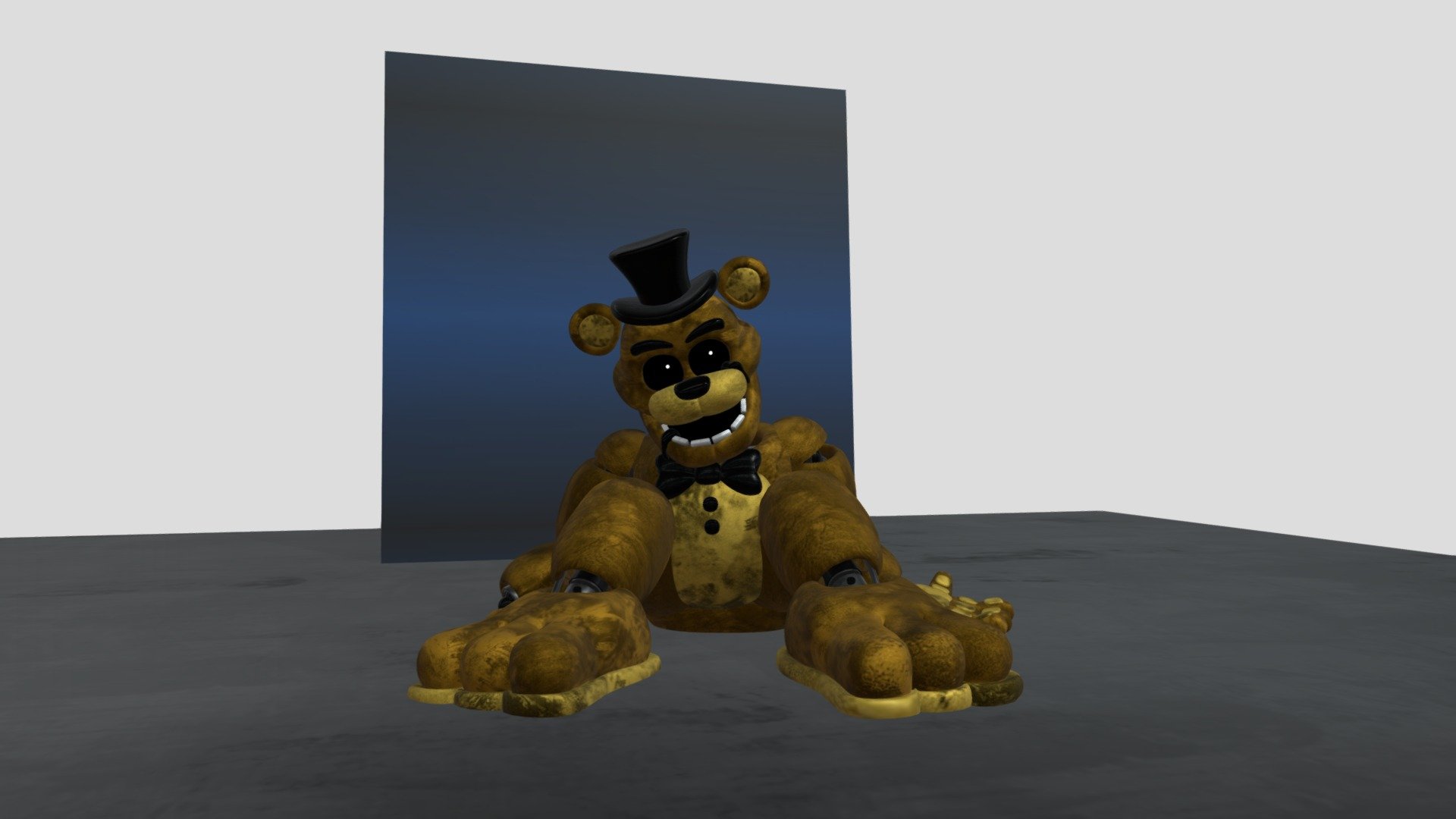 Golden Freddy - Download Free 3D model by Chris Bonjon ...