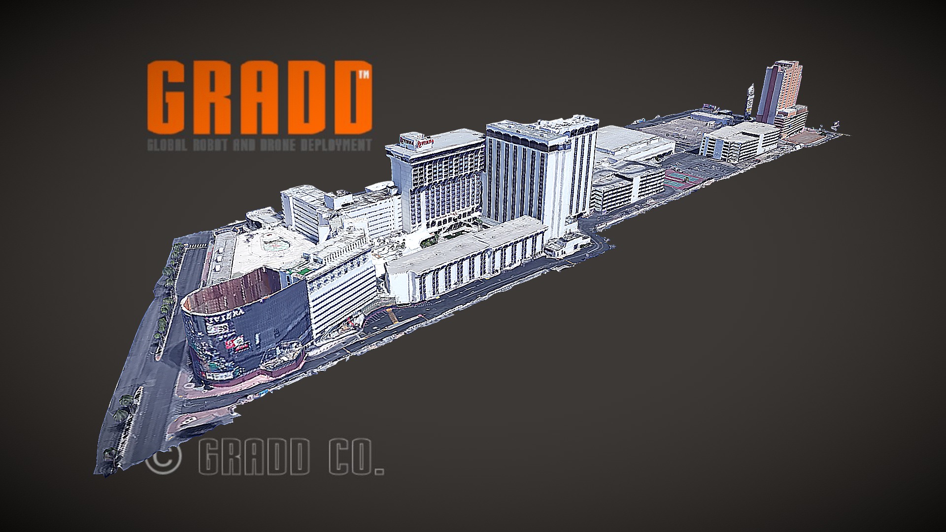 3D model GRADD 3D Model Riviera Casino Las Vegas, Nevada - This is a 3D model of the GRADD 3D Model Riviera Casino Las Vegas, Nevada. The 3D model is about diagram, engineering drawing.