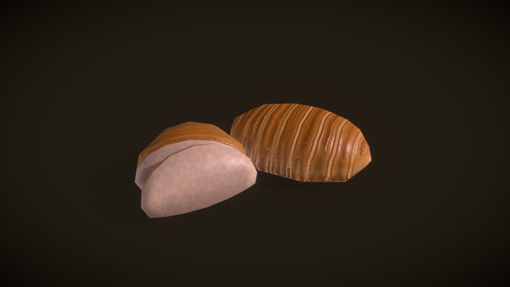 Milk Bread 3D Model