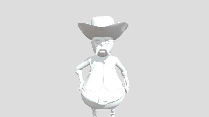 KNB217 - Untextured OBJ file - Assignment 2 3D Model