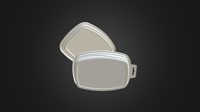 Tray - Lid 400 Ml 3D Model