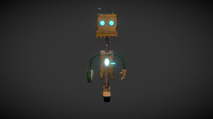 Cleaning Robot Project 3D Model