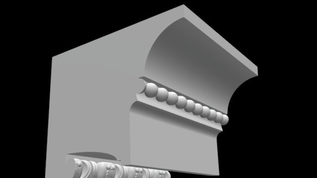Cornice-B-assembled 3D Model