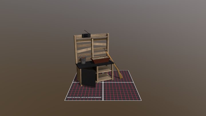 DAE 5 Finished props - Eco House 3D Model