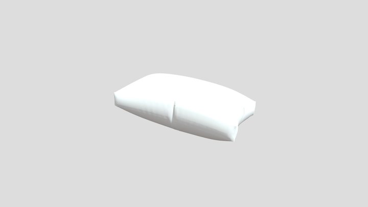 Simple Pillow Model Without Texturing 3D Model