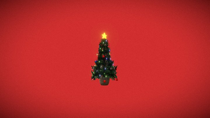 Christmas Tree Decorated – Free 3D Model STL