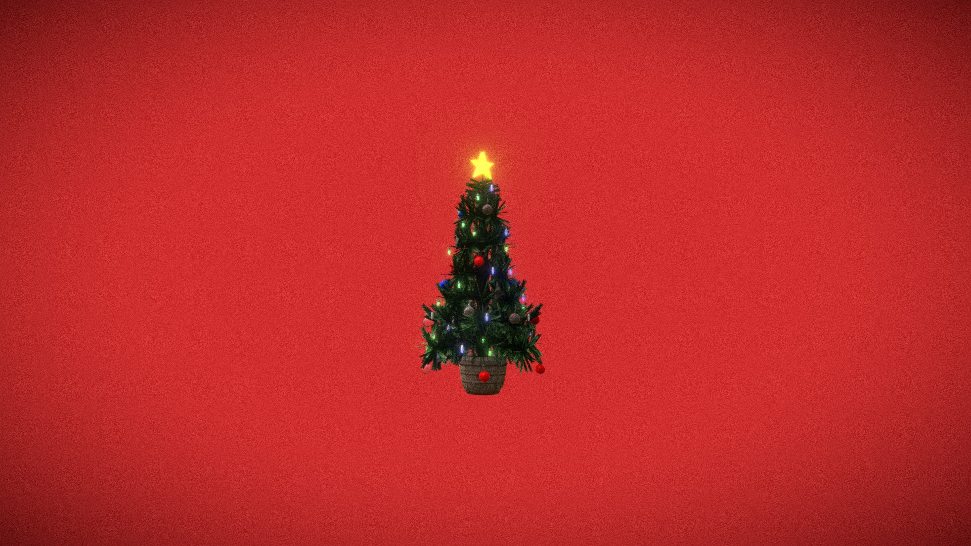 Christmas Tree Decorated Download Free 3D model by rhcreations