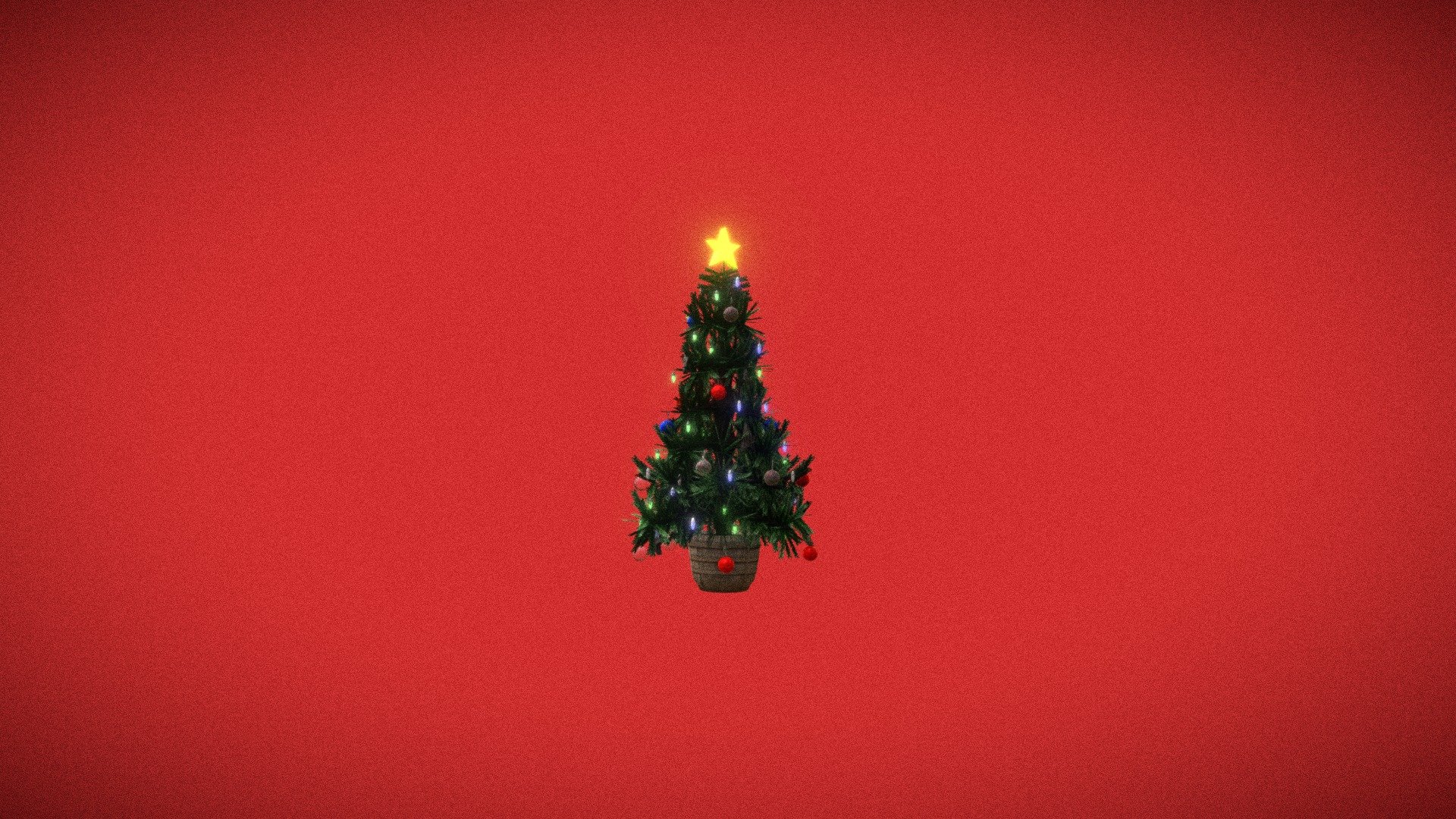 Christmas Tree Decorated
