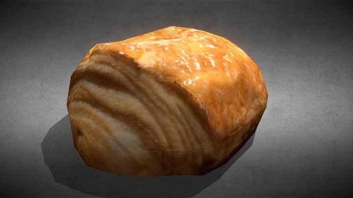 Pain au chocolat – Modèle 3D gratuit STL