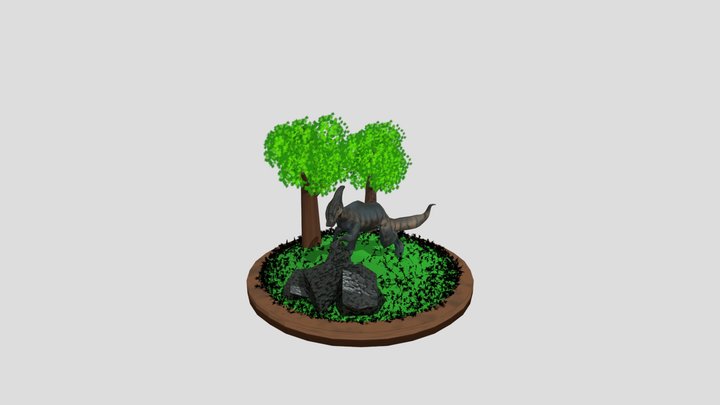 Parasaurolophus - Dinosaur Assignment 3D Model