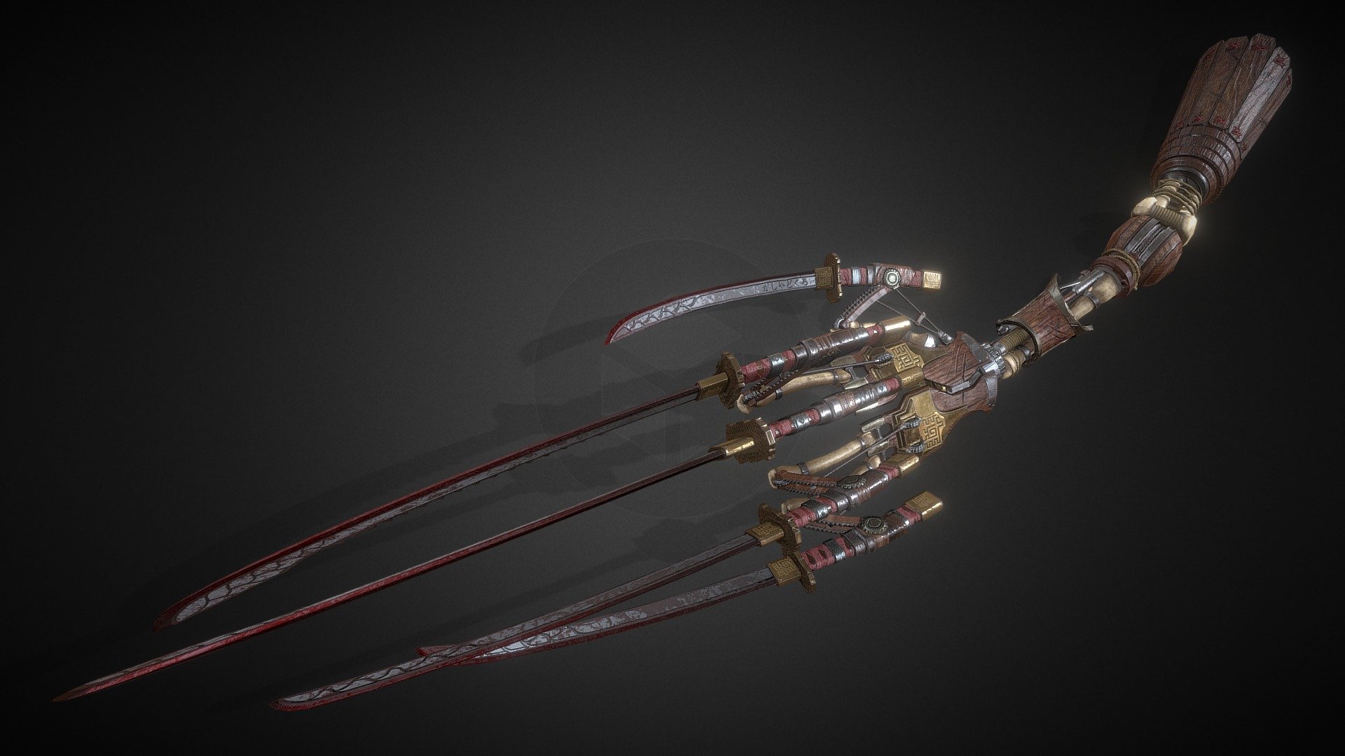 Gashadokuro Claws - Prosthetic Weapon