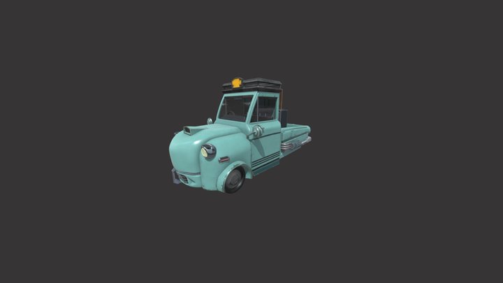 Fantasy Van VII 3D Model