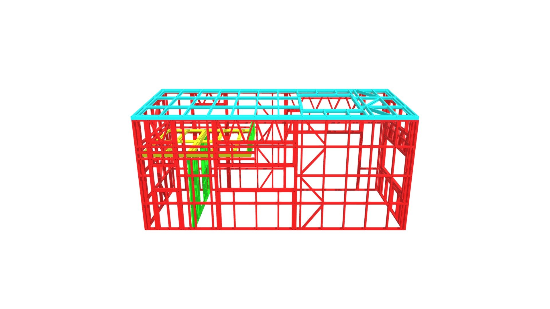 Frame Kit 58 option 3 Download Free 3D model by Steel Frames