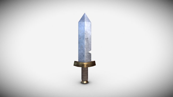 Sword Clash Of Clan 3D Model