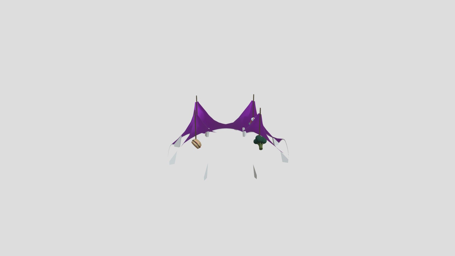 FoodTentV5 Structure — Sketchfab embed 3D viewer