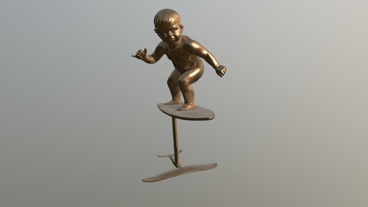 3D model Baby Serfer 3D Model