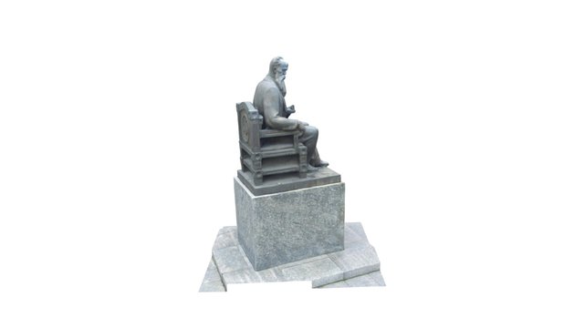 Пам'ятник Грушевському 3D Model