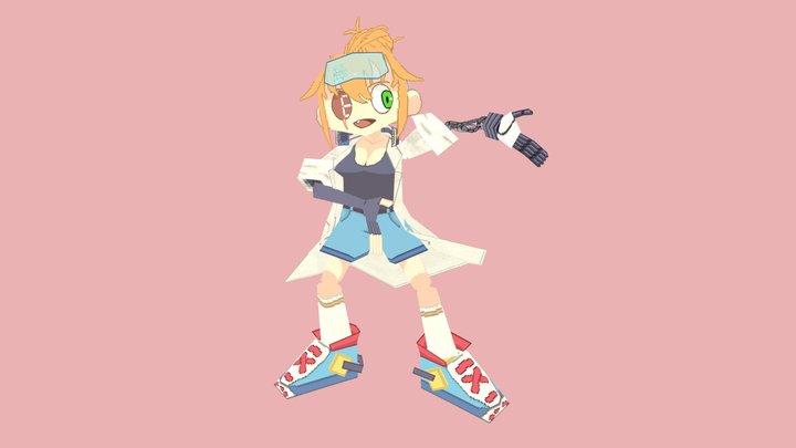 Fan Art Model: Sigrid One Eye 3D Model