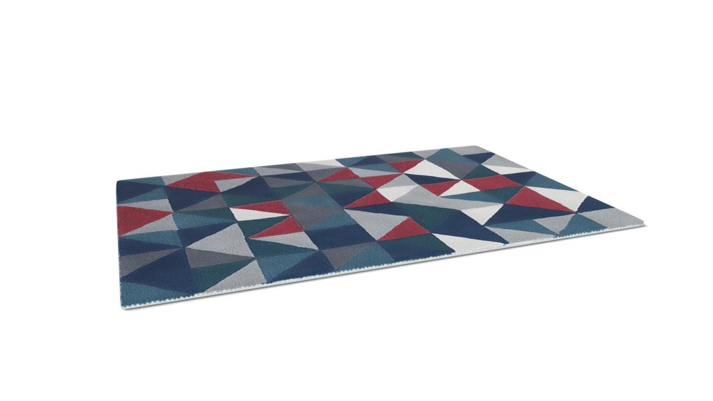 Henrik Wool Rug 160 x 230cm, Pink and Grey