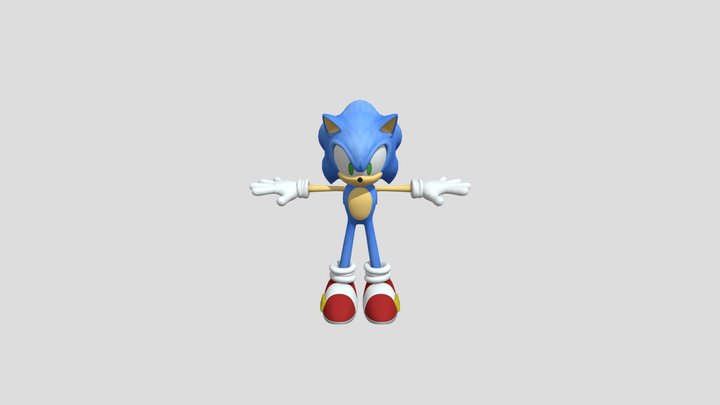 Sonic_Rig 3D Model