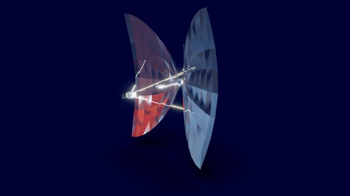 Solar Sailer from Tron 3D Model