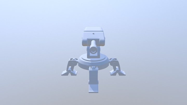 Turret Highpoly 3D Model