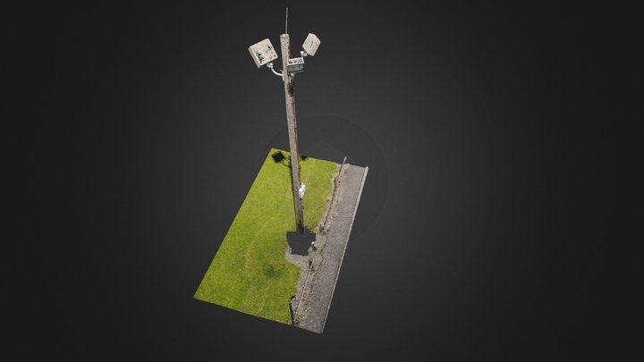 Meldrum Park Light Post 3D Point Cloud 3D Model