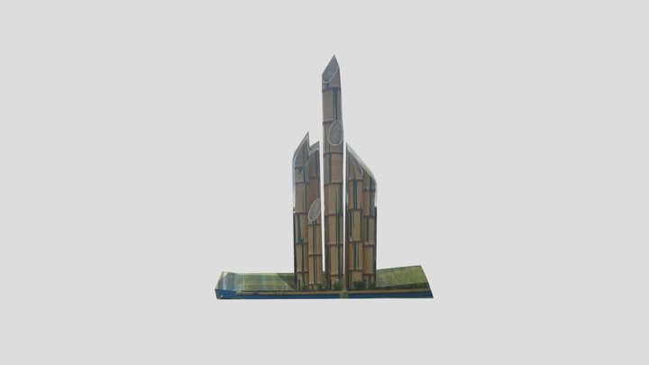 Bambu runcing 3D Model