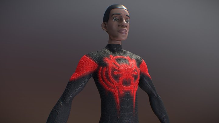Miles Morales - Spider Verse 3D Model