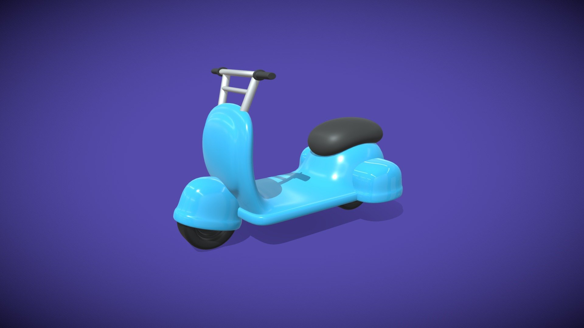 3D Sketchbook 7 - Retro Scooter