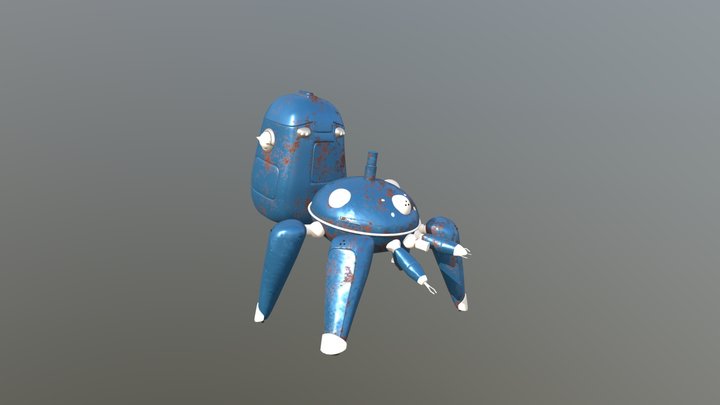 Robot Tachikoma Ghost in the Shell 3D Model