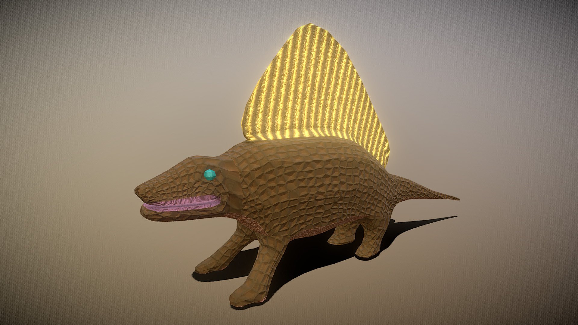 Dimetrodon - 3D model by JD Web Programmer (@jdwebprogrammer) [50da819 ...