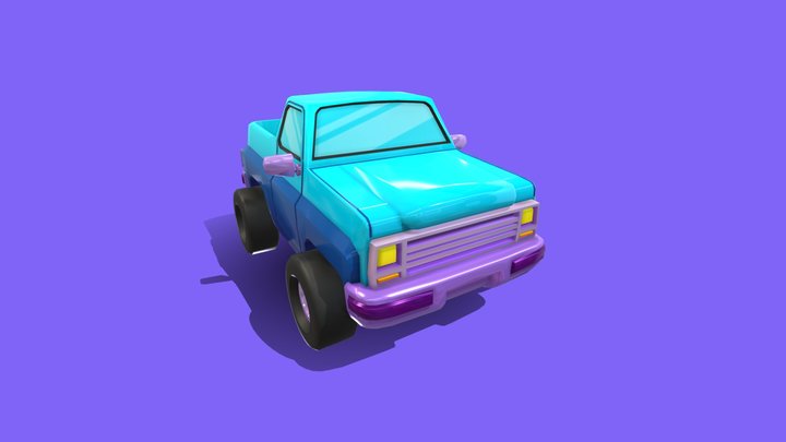 Pickup Truck 3D Model