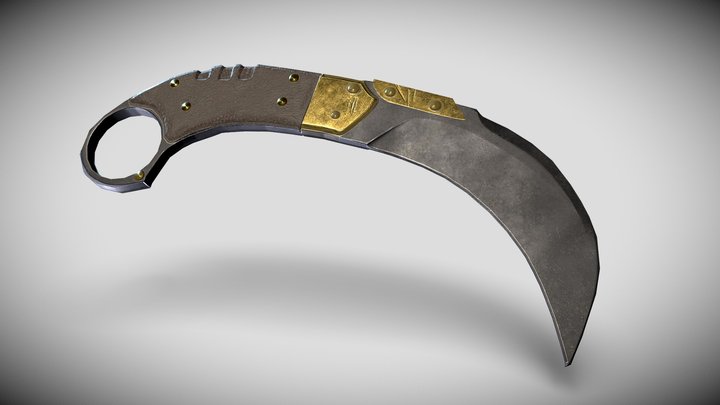 Karambit Knife 3D Model
