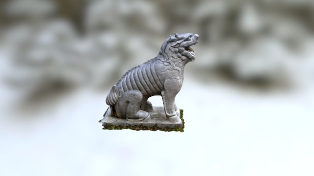 潞王陵神兽 3D Model